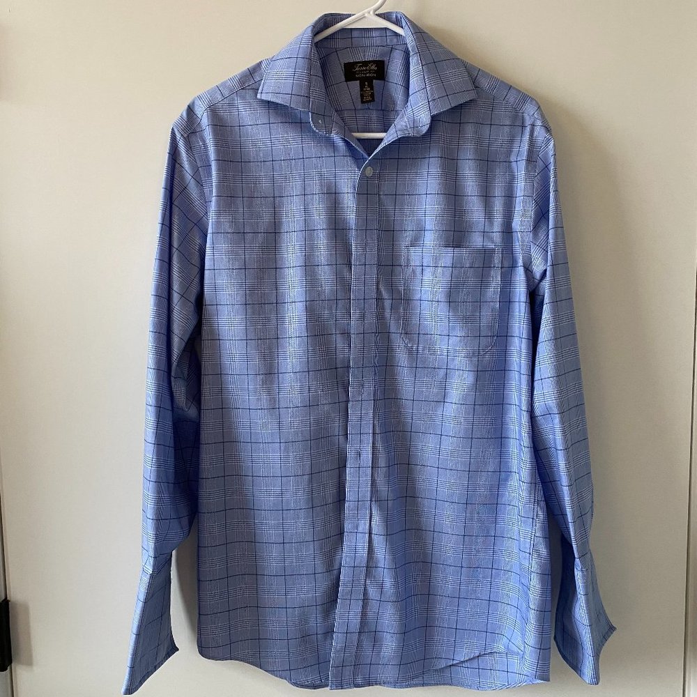 Tasso Elba Men's Plaid Dress Shirt